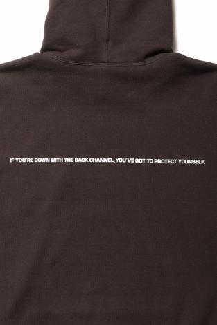 OFFICIAL LOGO PULLOVER PARKA / BROWN