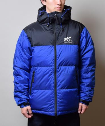 NANGA HOODED DOWN JACKET / BLUE