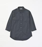 7 SLEEVE STRETCH SHIRTS *ネイビー*