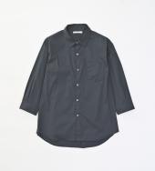 7 SLEEVE STRETCH SHIRTS *ネイビー*