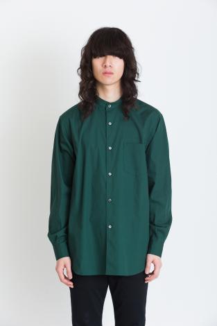 BAND COLLAR SHIRTS *グリーン*