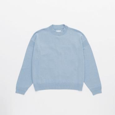 WIDE KNIT *サックス*