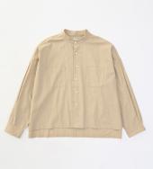 WIDE LINEN SHIRTS *ベージュ*