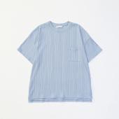 PLEATS TEE *サックス*