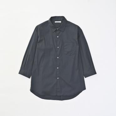 7 SLEEVE STRETCH SHIRTS *ネイビー*