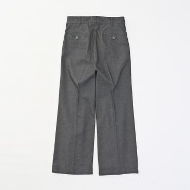 WIDE DENIM SLACKS *ブラック*