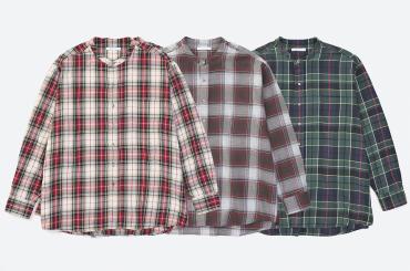 BIG CHECK SHIRTS *ワイン*