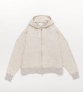 WIDE ZIP UP PARKA *オートミール*