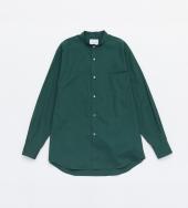 BAND COLLAR SHIRTS *グリーン*