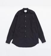 BAND COLLAR SHIRTS *ブラック*