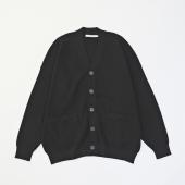 BIG WAFFLE CARDIGAN *ブラック*