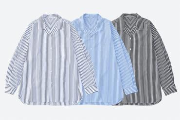 STRIPE BIG SHIRTS *ホワイト*