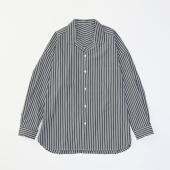 STRIPE BIG SHIRTS *ブラック*