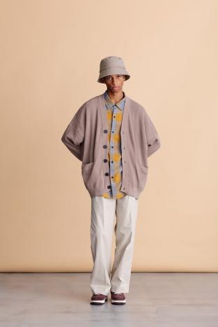 BIG WAFFLE CARDIGAN *ベージュ*