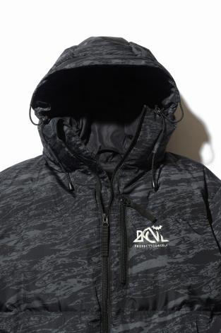 BCxNANGA 3LAYER HOODED DOWN JACKET *ゴーストライオンカモ*