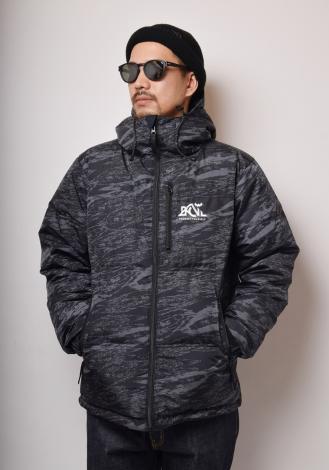 BCxNANGA 3LAYER HOODED DOWN JACKET *ゴーストライオンカモ*