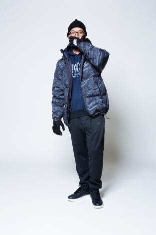 BCxNANGA 3LAYER HOODED DOWN JACKET *ゴーストライオンカモ*