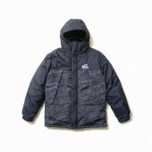 NANGA HOODED DOWN JACKET / GREY CAMO