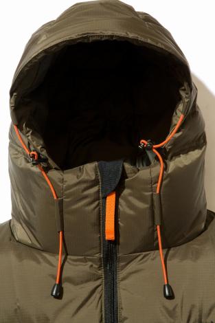 xNANGA HOODED 3LAYER DOWN JACKET *ゴーストライオンカモ*