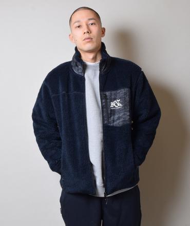 GHOSTLION CAMO BOA JACKET / NAVY