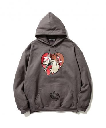 "BULL" HOODIE *チャコール*