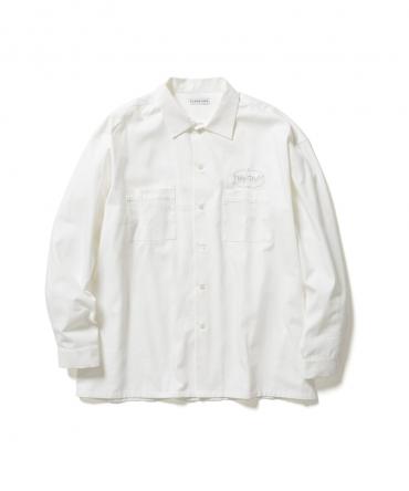 "ICE LOGO" L/S OX SHIRTS *ホワイト*