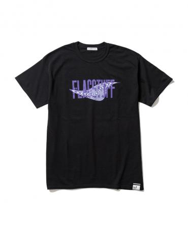 "distortion" TEE *ブラック*