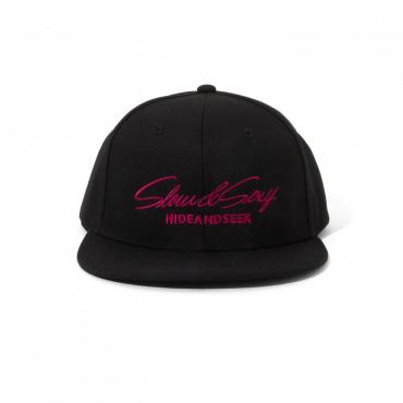 SLOW&SEXY Baseball CAP /BLACK×PINK