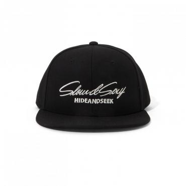 SLOW&SEXY Baseball CAP /BLACK×WHITE