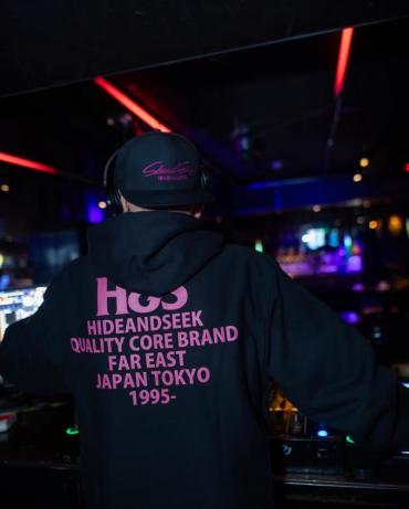 SLOW&SEXY Baseball CAP /BLACK×PINK