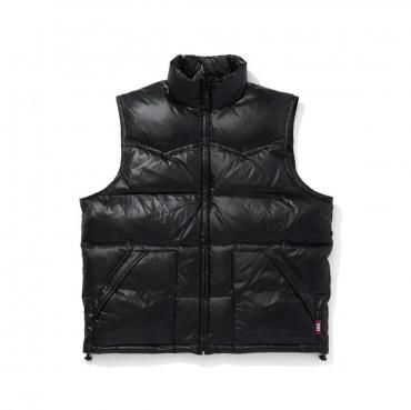 Western Down Vest / BLACK