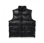 Western Down Vest / BLACK