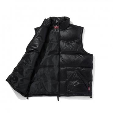 Western Down Vest / BLACK