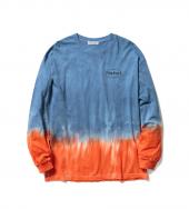 TIE DYE L/S Tee *ブルー×オレンジ*