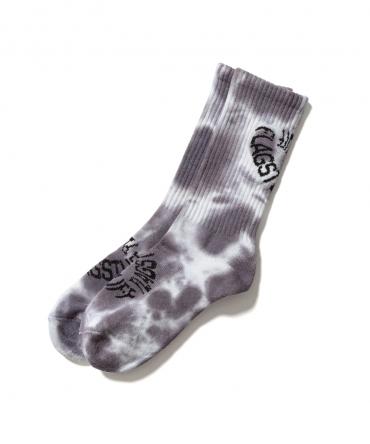 "TIE DYE" SOX *グレー*