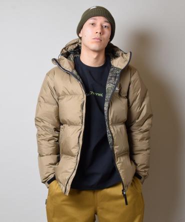 xNANGA HOODED DOWN JACKET / BEIGE