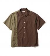 2TONE S/S SHIRTS *ブラウン×オリーブ*