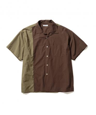 2TONE S/S SHIRTS *ブラウン×オリーブ*