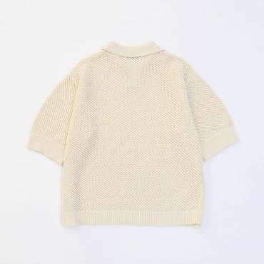 SUMMER KNIT POLO *オフホワイト*