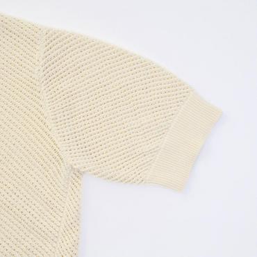 SUMMER KNIT POLO *オフホワイト*