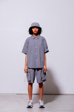 S/S TECH SHIRTS *グレー*