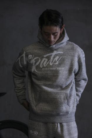 BIG LOGO HOODIE *グレー*