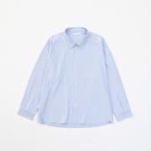 SEAMLESS STRIPE SHIRTS *サックス*