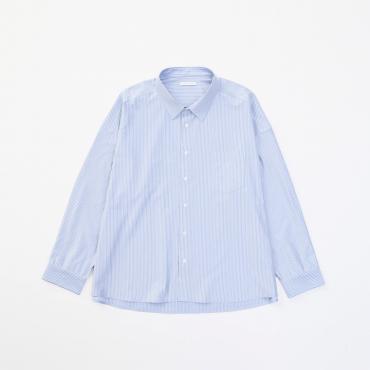 SEAMLESS STRIPE SHIRTS *サックス*