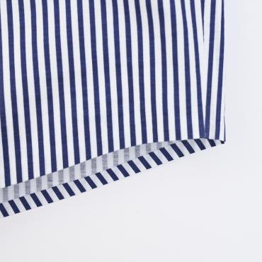 SEAMLESS STRIPE SHIRTS *ネイビー*