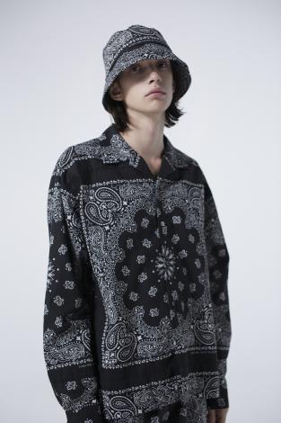 ×HAV-A-HANK / PAISLEY SHIRTS *ブラック*