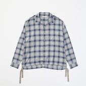 BIG RAYON CHECK SHIRTS *ブルー*