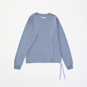 LONG SLEEVE WASHED TEE *ブルー*