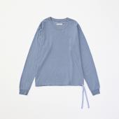 LONG SLEEVE WASHED TEE *ブルー*