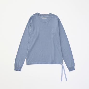 LONG SLEEVE WASHED TEE *ブルー*